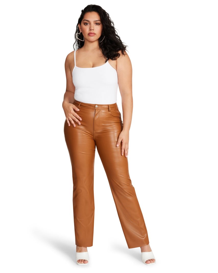 Pantalones Steve Madden Jolie Mujer Marrones | ES KGE9S2